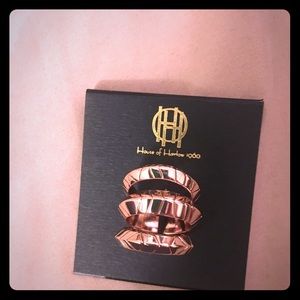 House of Harlow rose gold ring